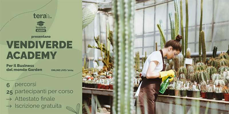 VendiVerde Academy per la formazione nel mondo Garden