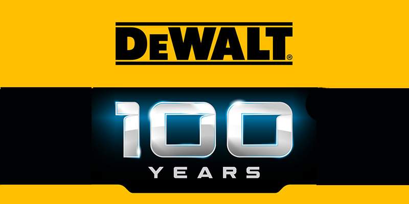 DeWalt celebra i suoi primi cento anni di storia