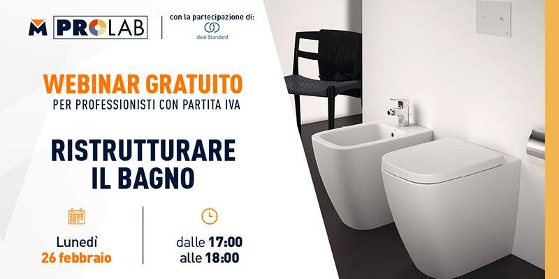 PROLab, i webinar di Tecnomat per i professionisti