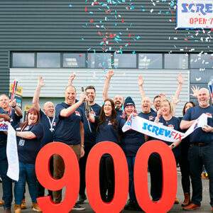 Screwfix apre in UK il 900° negozio