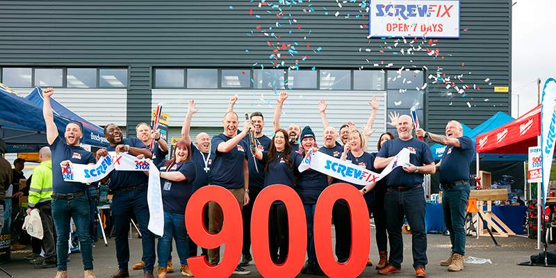 Screwfix apre in UK il 900&deg; negozio