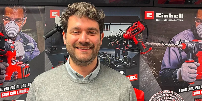 Nicolò Conti, Einhell: “I giovani in azienda? Una ventata di novità e leggerezza”