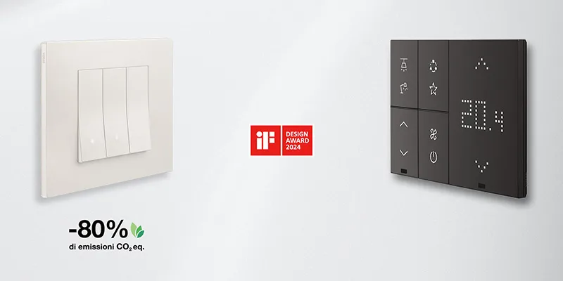 La serie Linea di Vimar agli IF Design Award 2024