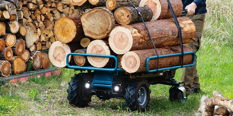 Le carriole a batteria di Makita per carichi fino a 300 kg