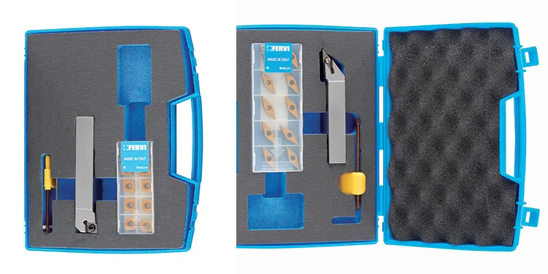 Kit di utensili per tornitura Fervi