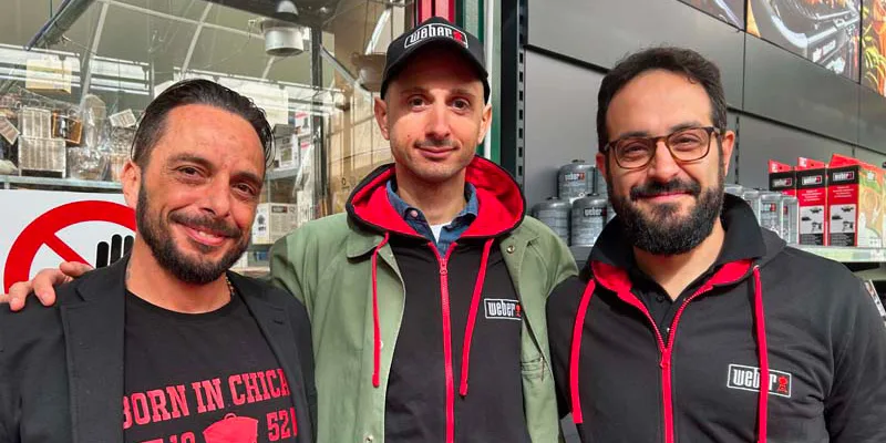 Marino Fiori e il nuovo Weber Store