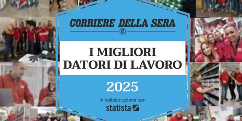 Bricocenter tra le prime 30 &ldquo;Italy&rsquo;s Best Employers 2025&rdquo;