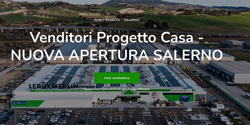 Leroy Merlin assume per il negozio di Salerno