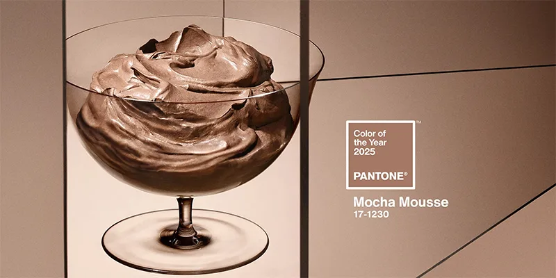 Mocha Mousse Color of the Year 2025 di Pantone