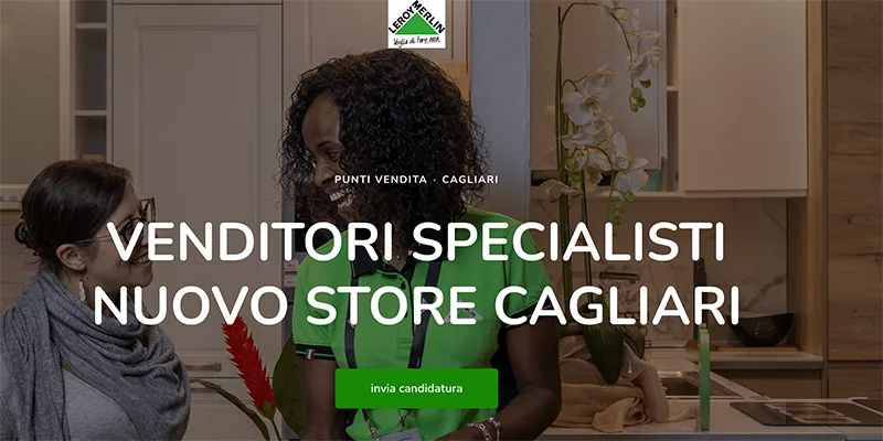 Leroy Merlin assume a Cagliari