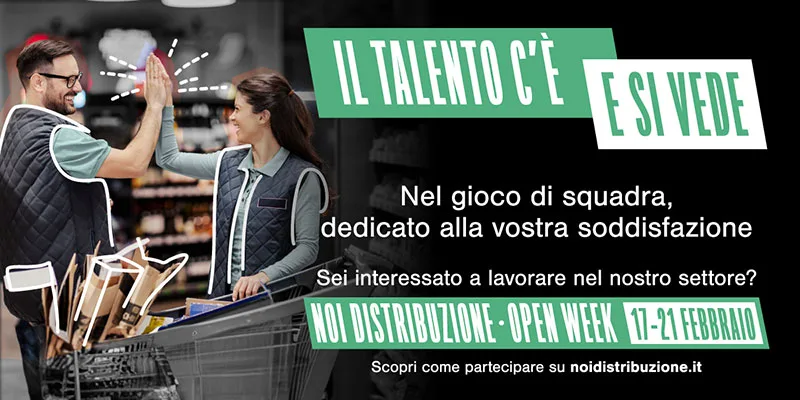 Una &ldquo;Open Week&rdquo; per lavorare nel Retail