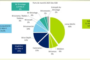 Francia, home improvement in calo nel 2024