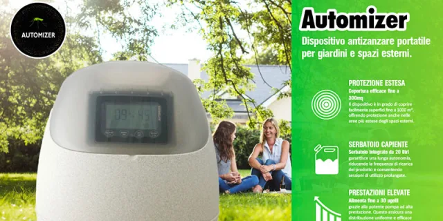 Automizer, il sistema smart per eliminare le zanzare all&rsquo;aperto