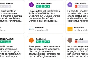 Le recensioni online sono sempre di più un riferimento per gli acquisti