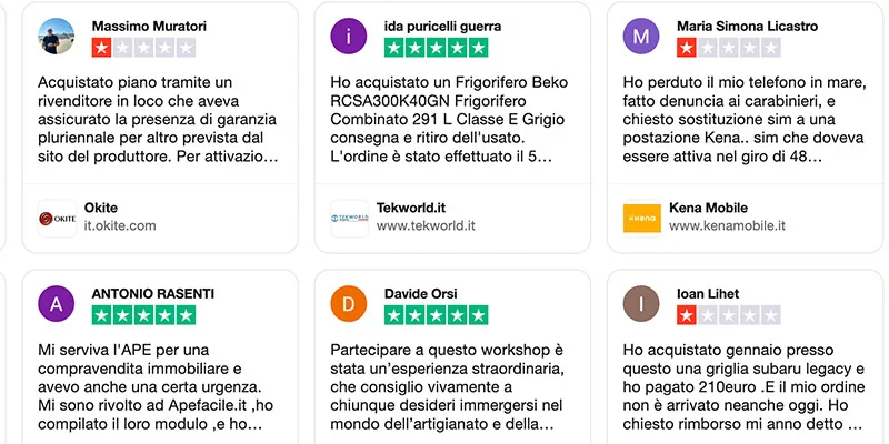 TRUSTPILOT-recensioni-online