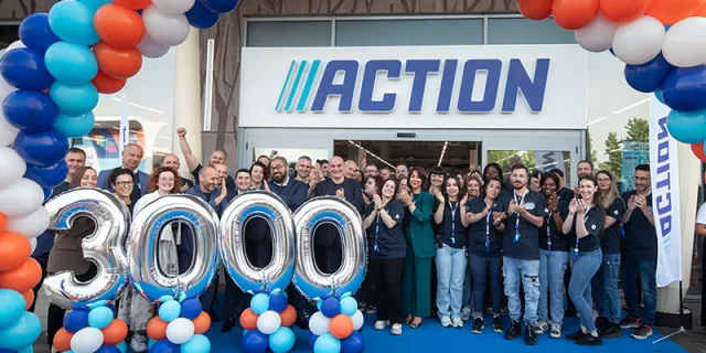 Action apre il 3.000&deg; negozio in Europa e il 157&deg; in Italia