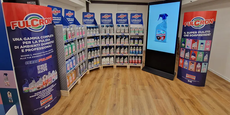 Il primo temporary shop Fulcron nella stazione MM di Cadorna