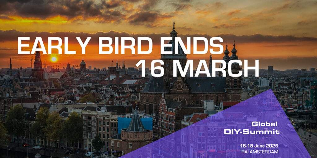 Global DIY-Summit Exhibition, Early Bird fino al 16 marzo
