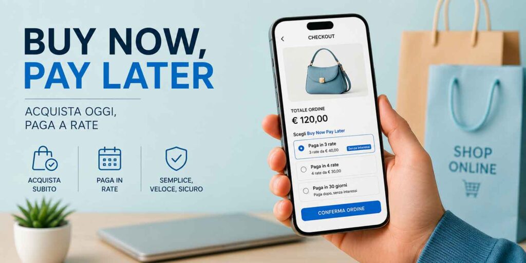 Piace sempre di pi&ugrave; il Buy Now Pay Later