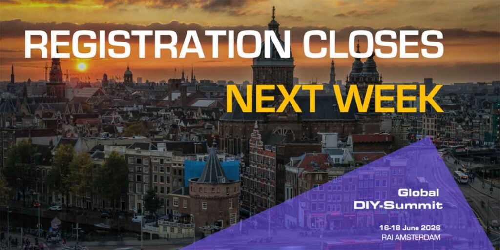Global DIY-Summit 2026, iscrizioni entro il 25 maggio